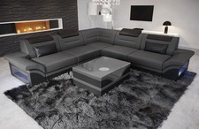 Leder ecksofa couch ledersofa - leder,