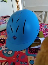 Reitkappe für Kinder Blau Neu