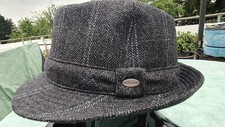 1206351 Mayser Hut - Grau -Gr. 56 -Polyester/Polyacryl - Unisex NEU mit Etikett