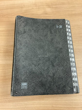 Elba 42418 Pultordner 1-31, schwarze Pappe, Nr. 42418