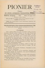 Pioner. Organ der schweiz