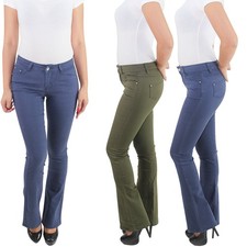 Damen Schlaghose Bootcut Hose