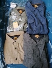 4 Hemd Nordcap Gr 45/46 Funktionshemd Konvolut Kurzarm Meliert Grün Blau Grau Be