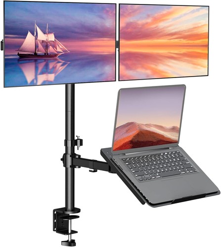 Doppel monitor halterung mit - halterung,