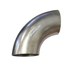 90° Edelstahl Bogen 45mm kurz BA3 V2A 1,75 Zoll Rohrbogen Schweißbogen Krümmer
