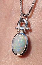 925 Sterling Silber Anhänger mit AA Opal super Farbenspiel - Kiodesign