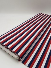 Dekostoff Maritim mit Streifen