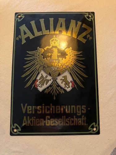 Emailleschild blechschild - emailleschild,,
