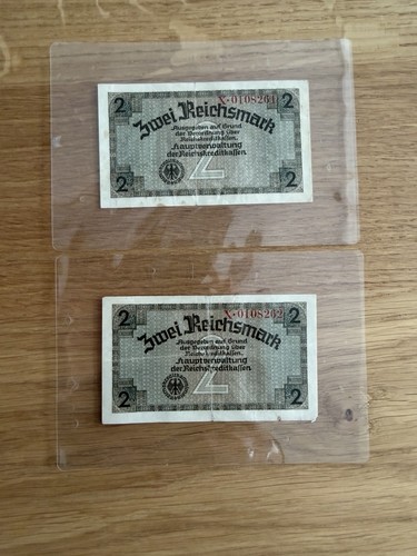 Zwei reichsmark schein - reichsmark,