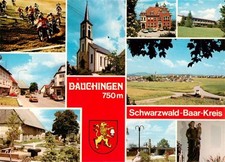 Dauchingen Sandbahnrennen Kirche Hotel Ortspartien Panorama Marienfigur