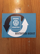 Original Prospekt Volkswagen VW Käfer Austausch Dienst Karmann Bus Automobilia 3