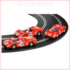 Scalextric C4391A Legends "1967 Daytona 24h" Ferrari Triple Pack 1:32 3x Auto