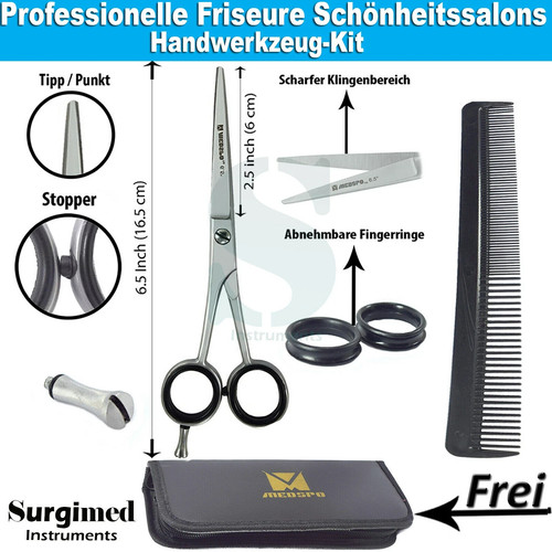 Barber friseurscheren set - barber,