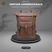 Leder rucksack herren - ✅,