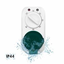 Zeitschaltuhr mechanisch Dämmerungssensor Außen Steckdose Zeitschalter 16A 3680W