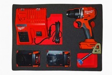Schaumeinlage für Milwaukee  M18 Akkuschrauber BLDDRC Für HD Box1