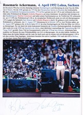 Autogramm - Rosemarie Ackermann (Leichtathletik) - Hochsprung