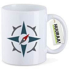 Kaffeetasse kompass bussole - kaffeetasse,