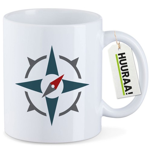Kaffeetasse kompass bussole - kaffeetasse,