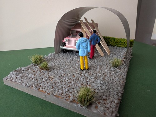 Diorama willys wieder - diorama,