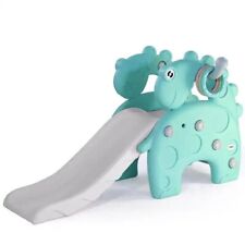 Kinderrutsche | Rutsche | Kunststoff-Rutsche | 11/2 - 4 Jahre | Dino | Türkis