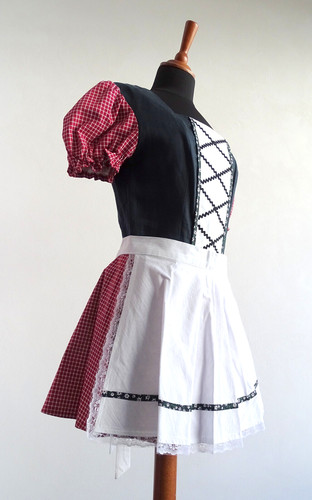 Mini dirndl oktoberfest kleid - mini,