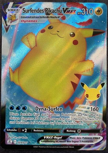 Pokemon surfendes pikachu vmax - surfendes,