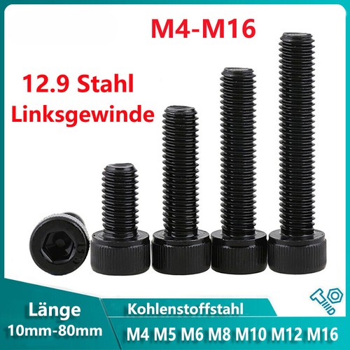 Zylinderschrauben linksgewinde - zylinderschrauben,