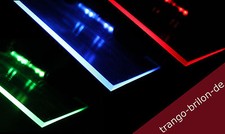 4er Set Clips RGB LED Glasbodenbeleuchtung Licht für Glasböden 5022-004 Trango