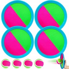 4x Klettballspiel Wurfspiel