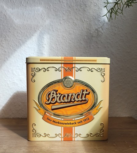 Alte blechdose brandt zwieback - brandt,