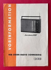 DDR Vorinformation RFT um 1968