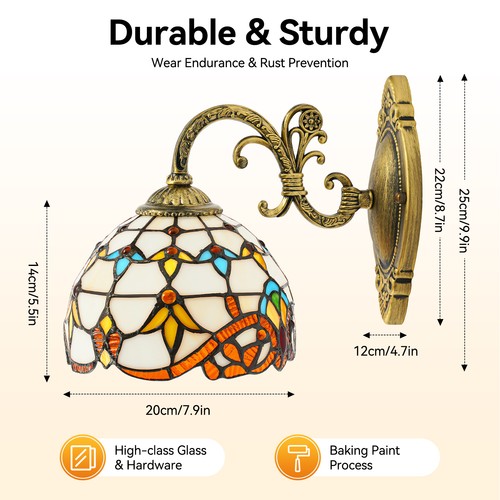 Tiffany stil wandleuchte - tiffany-stil,