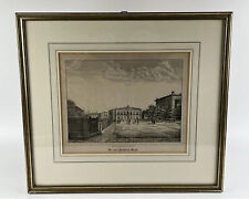 Antike Orig. Lithographie - Berlin Neuer Packhof um 1820 - Steindruck Trowitzsch