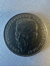 2 Deutsche Mark - Kurt Schuhmacher, D, 1990,  sehr schön