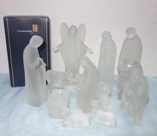 Glaskunst Christinenhütte Krippenfiguren Krippe  Massiv Glas RAR - Auswahl