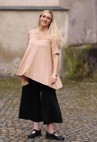 Mat fashion lagenlook shirt - -,