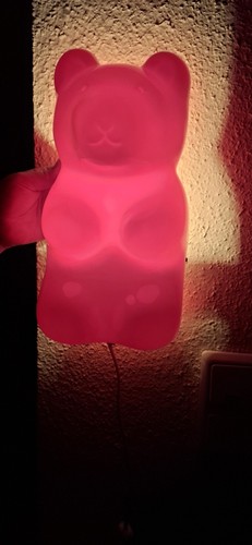 Vintage bärenlampe rot - rot, ca