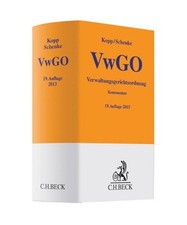 Verwaltungsgerichtsordnung, Ferdinand O. Kopp, Wolf-Rüdiger Schenke, Ralf Peter