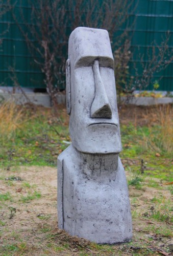 Steinfigur osterinselkopf - steinfigur,