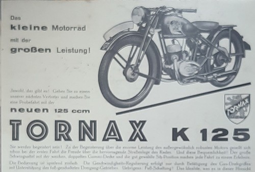 Tornax k125 125 motorrad - k125,
