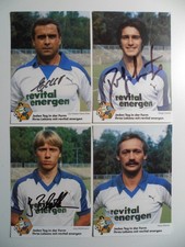 4 x Hertha BSC Berlin  original signiert  alte Autogrammkarten REVITAL   (111)