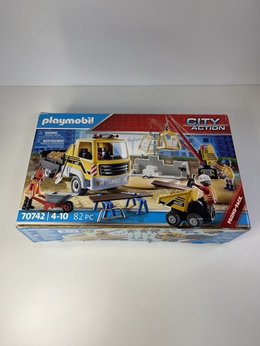 Playmobil 70742 baustelle mit - playmobil,