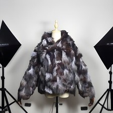 pelzjacke Fuchs mit Kapuze ,neuwertig,36-38