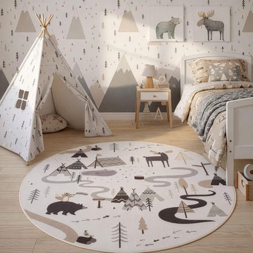 Kinderteppich coco 1135 wald - kinderteppich,