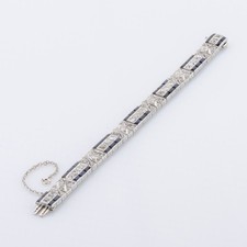 Art déco armband - art, platin