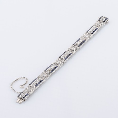 Art déco armband - déco, platin