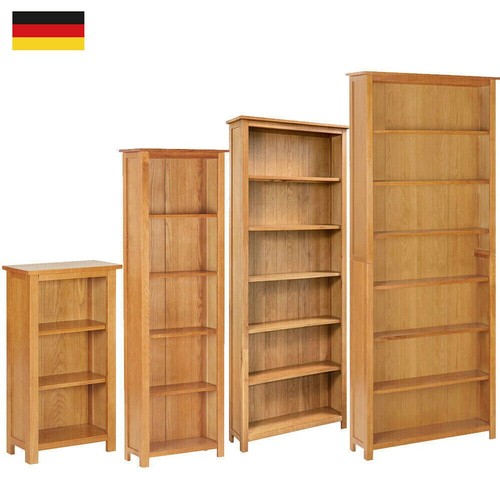 Bücherregal eiche massivholz - bücherregal,