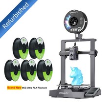 【Refurbished】Creality Ender 3 V3 KE 3D Drucker & 5-Pack Creality PLA Filament