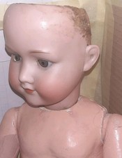 alte Puppe Porzellankopfpuppe